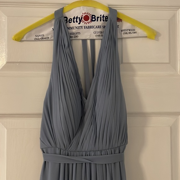 COPY - Maternity Bridesmaid Dress by Azazie - size A4 in dusty blue - Picture 3 of 5